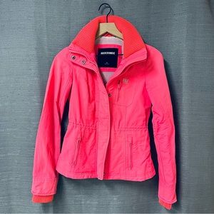 Abercrombie & Fitch Florescent Pink Barbiecore Light Weight Jacket size XS
